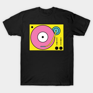 80s 90s Nostalgia DJ Deck T-Shirt